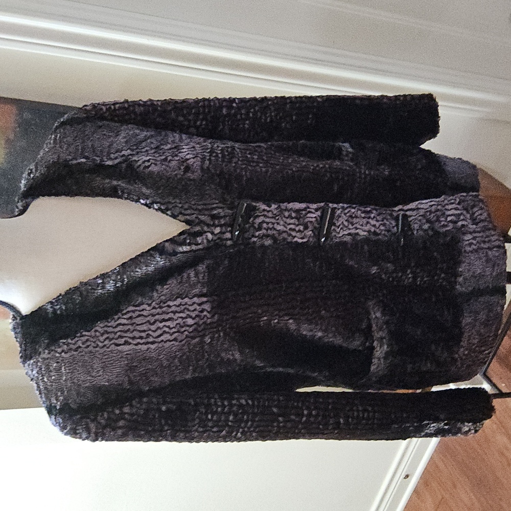 Pink Tartam Faux Fur Jacket